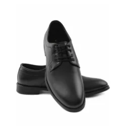 Soft Comfort_ Classic Black Derby Shoes -1