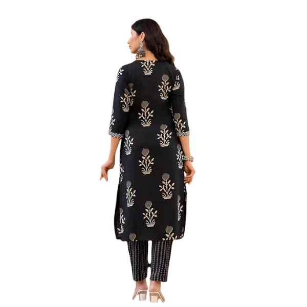 Women Printed A line Kurta Set With dupatta-1 (2)