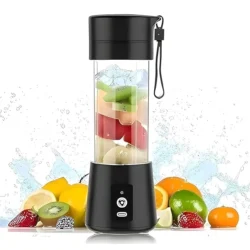 Portable Blender Electric Juicers Fruit Mixers USB Rechargeable Smoothie Mini Personal Juicer 6 Blades 3Gears With 1500 Mah Rechargeable Battery-Smoothie Blender